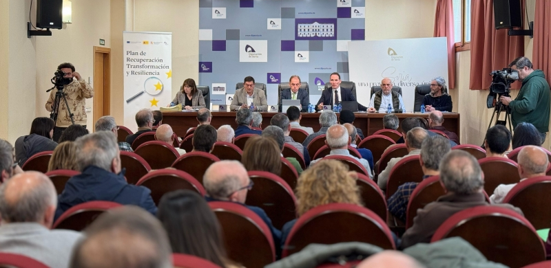 Reunión entre la Diputación Provincial de Soria y los ayuntamientos.