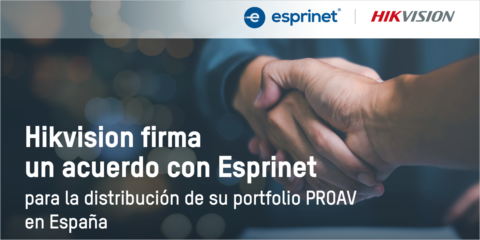 Acuerdo estratégico entre Hikvision y Esprinet para la distribución de la gama PROAV en España