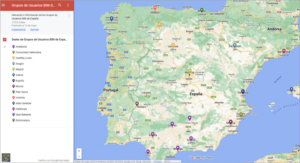 Mapa red usuarios BIM.