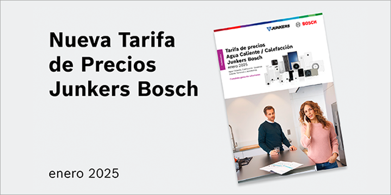 Tarifas de precios de Junkers Bosch. 