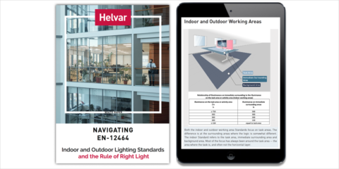 El nuevo libro blanco de Helvar explica cómo crear diseños de iluminación bajo la norma EN-12464