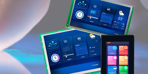 Nuevas pantallas inteligentes con protocolo UART distribuidas por Electrónica OLFER