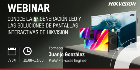 Nuevo webinar de Hikvision sobre sus pantallas LED y soluciones interactivas