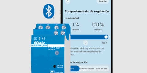 Eltako lanza la versión de 600 W de su regulador de luz universal EUD12NPN-BT