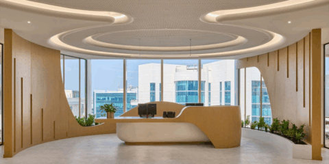 La nueva oficina de Dubai Media City cuenta con el sistema de control de iluminación inteligente de Helvar