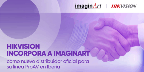 Acuerdo entre Hikvision e imaginArt para distribuir la gama ProAV en España y Portugal