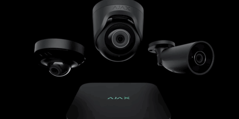 Cámaras IP de seguridad cableadas Ajax