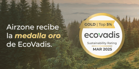 EcoVadis otorga la medalla de oro a Airzone por su compromiso estratégico con la sostenibilidad