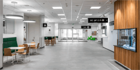 El Hospital Universitario de Oulu moderniza su iluminación con las soluciones inteligentes de Helvar