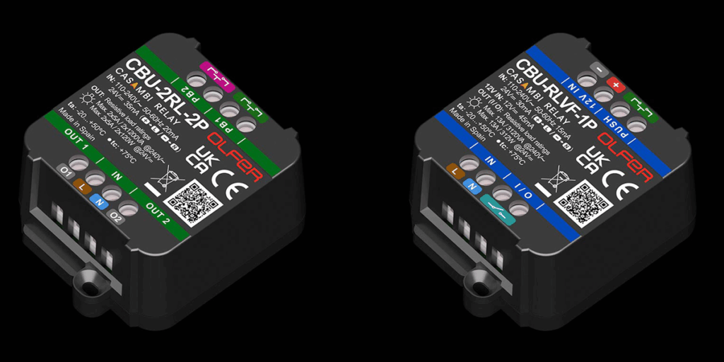 Nuevos relés Casambi de Electrónica OLFER.