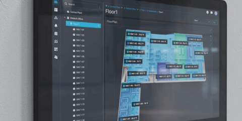 El catálogo de Aditel incluye la pantalla táctil Eclypse Display para monitorizar los sistemas del edificio