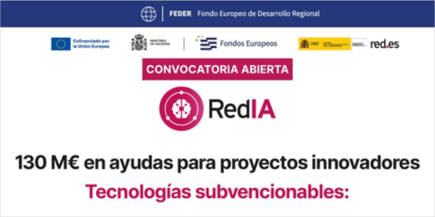 Abierta la convocatoria de ayudas RedIA para proyectos tecnológicos con impacto en sectores productivos