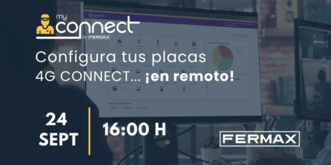 El portal MyConnect de FERMAX integra la configuración remota de las placas 4G CONNECT