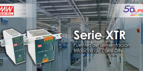 Nueva serie XTR de fuentes de alimentación trifásicas distribuida por Electrónica OLFER