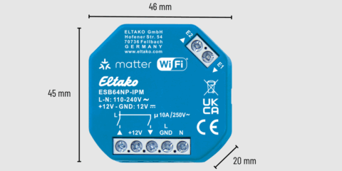 Eltako lanza un nuevo actuador compatible con Matter, EnOcean y wifi para integraciones domóticas