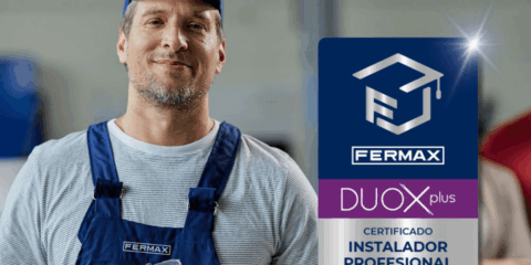 La Certificación Profesional DUOX PLUS de FERMAX acredita la experiencia técnica de instaladores
