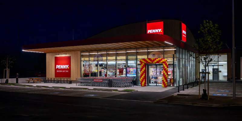 Tienda de descuento PENNY, la más sostenible de Austria, ubicada en Weiden am See