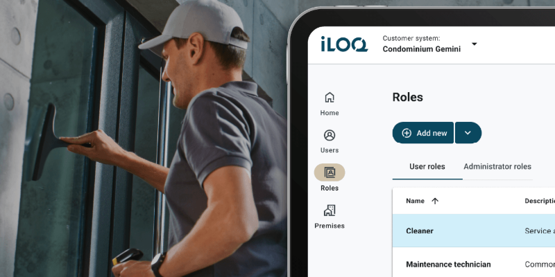 iLOQ WEB: gestión por roles