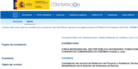 La nueva estación de autobuses de Zamora incluirá gestión centralizada de los sistemas de control