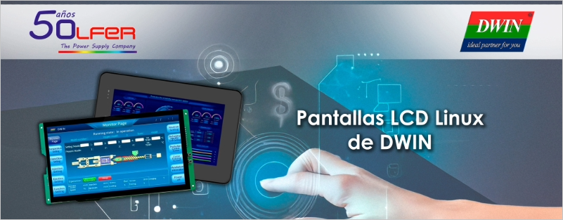 Pantallas LCD Linux de DWIN