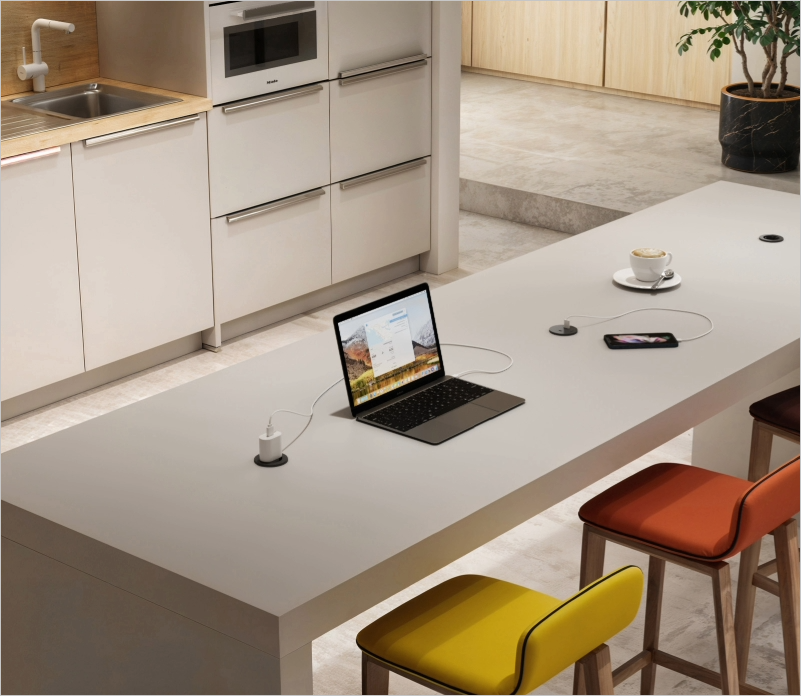 Simon presenta Simon Flash, su nueva gama de soluciones de conectividad integrada en mobiliario