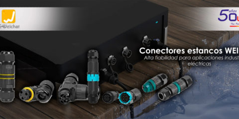 La gama de conectores estancos Weichat de Electrónica OLFER mejora la protección electrónica