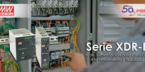 La nueva serie XDR-E para carril DIN de Electrónica OLFER optimiza la automatización industrial