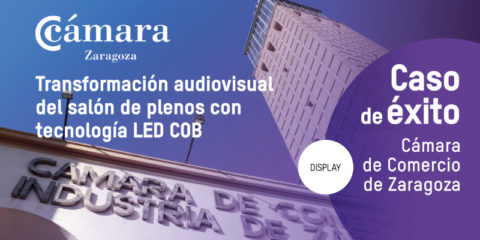 La Cámara de Comercio de Zaragoza instala pantallas LED COB de Hikvision en su salón de plenos