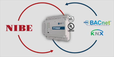 Intesis lanza el primer gateway para integrar bombas de calor NIBE en sistemas KNX y BACnet