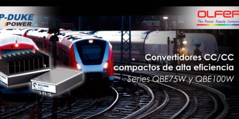 Los convertidores CC/CC compactos de Electrónica OLFER están diseñados para entornos industriales