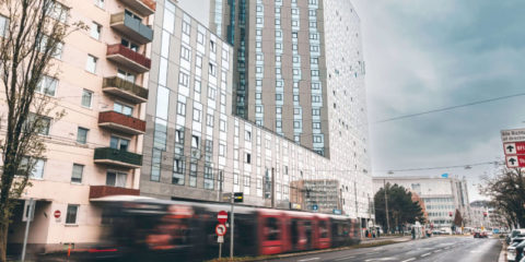 Un complejo residencial de Linz integra un sistema de acceso totalmente automatizado de 2N