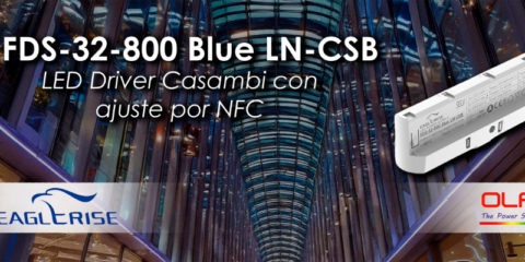Nuevo LED driver en el catálogo de Electrónica OLFER que combina ajuste NFC y control Casambi