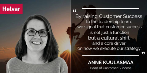 El equipo directivo de Helvar incorpora a Anne Kuulasmaa en el área de Customer Success