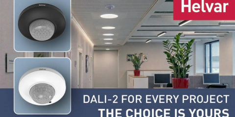 La gama de sensores DALI-2 de Helvar se amplía para cubrir proyectos de iluminación inteligente