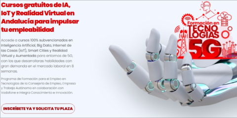 Abierta la inscripción para los cursos en inteligencia artificial, realidad virtual e IoT en Andalucía