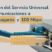Audiencia pública para ampliar a 100 Mbps el Servicio Universal de Telecomunicaciones