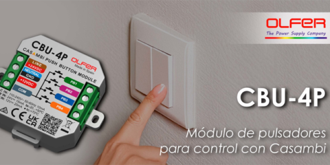 Electrónica OLFER lanza el módulo CBU 4P para controlar luminarias inteligentes con Casambi
