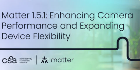 La actualización Matter 1.5.1 mejora el rendimiento de cámaras y amplía la flexibilidad multimedia