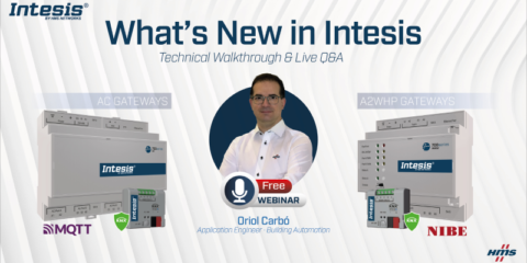 Intesis presenta sus últimas novedades de integración en un webinar técnico bajo demanda