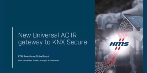 Pasarela de aire acondicionado por infrarrojos de Intesis compatible con KNX Data Secure
