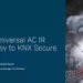 Pasarela de aire acondicionado por infrarrojos de Intesis compatible con KNX Data Secure