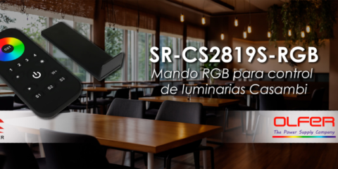Electrónica OLFER distribuye un mando RGB para el control de luminarias Casambi