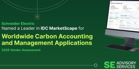 IDC MarketScape reconoce a la plataforma de IA de Schneider Electric en gestión de carbono