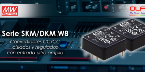 Nueva serie SKM/DKM W8 de convertidores CC/CC aislados distribuida por Electrónica OLFER