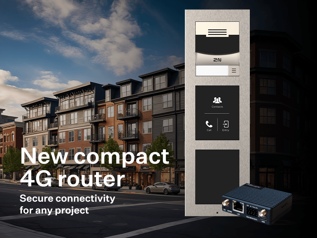 El router industrial 4G Milesight UR41 de 2N facilita la conectividad IP segura en accesos remotos y edificios rehabilitados.