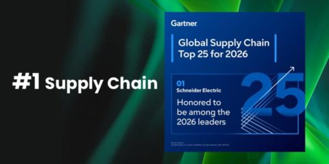 Schneider Electric mantiene el primer puesto del Gartner Supply Chain Top 25