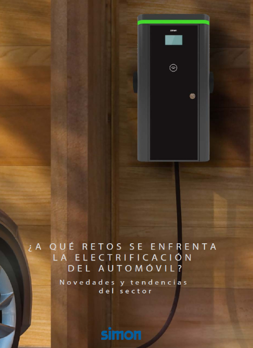 Portada de la guía de Simon para instalar un cargador de coche eléctrico en casa con requisitos, costes y modelos SM30 y SM40