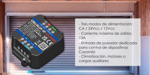 Nueva gama de relés Casambi de Electrónica OLFER