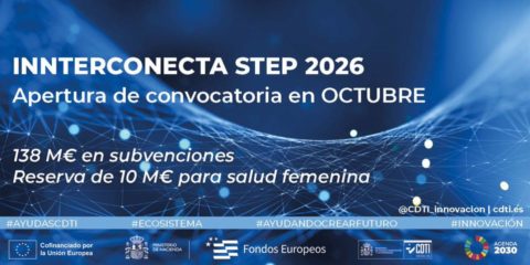 La convocatoria Innterconecta STEP 2026 del CDTI Innovación financiará la I+D en tecnologías digitales