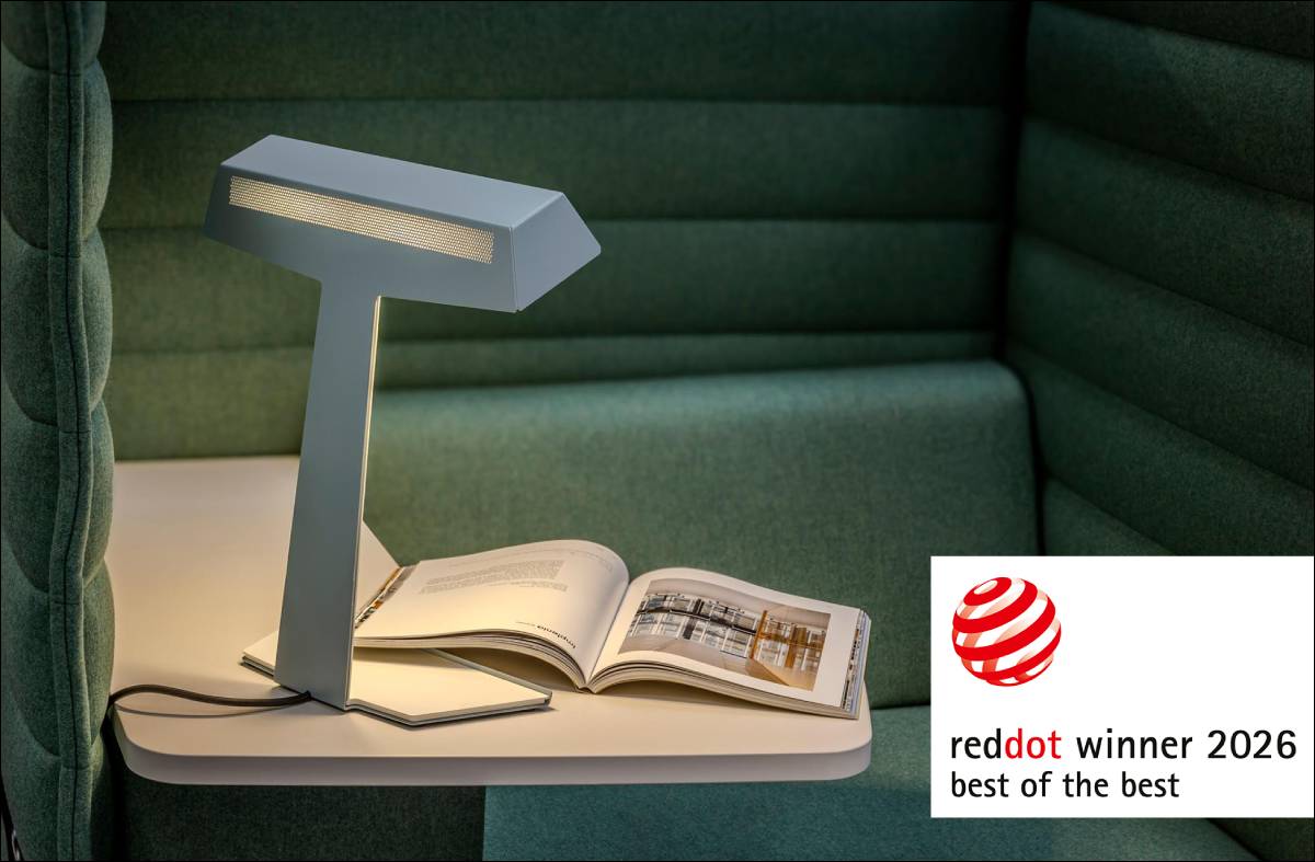 Luminarias TALUNA, SKENA y AVENUE de Zumtobel Group, premiadas en los Red Dot Design Awards 2026 de diseño de producto